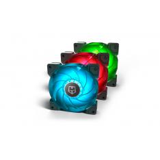 Ventilador caja nox hummer h - sync rgb 120mm pack 3