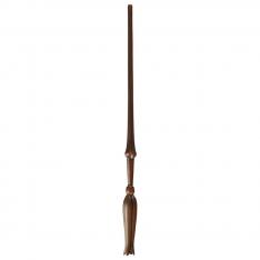 Replica the noble collection harry potter varita de luna lovegood caja decorada & placa identificativa
