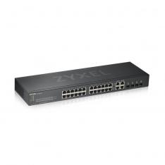 Switch 28 puertos zyxel smart managed serie gs 24 puertos gigabit ethernet + 4 puertos sfp