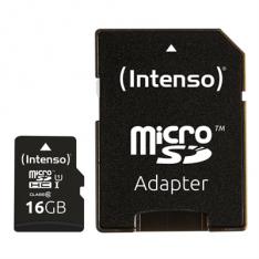 Tarjeta memoria micro sd intenso 16gb uhs - i cl10 + adaptador sd