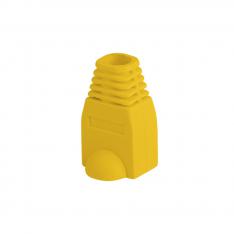 Funda protectora  lanberg plb - 1000 - y para conector rj45 pack de 100 unidades amarillo