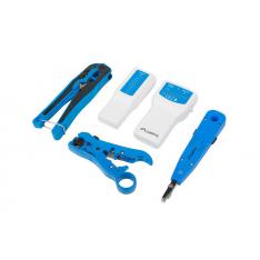 Kit herramientas lanberg pelacables -  crimpadora -  testador