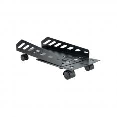 Soporte de suelo con ruedas tooq para cpu umcs0024 - b metalico carga maxima 25kg