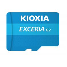Tarjeta memoria micro sd kioxia 128gb exceria g2 w - adaptor v30