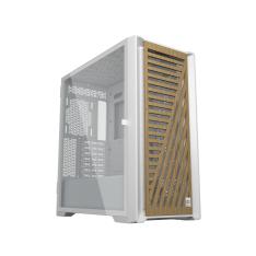 Caja ordenador phoenix gaming artisan noble blanca frontal de madera atx filtros antipolvo tipo c