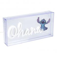 Lampara led neón paladone stitch ohana