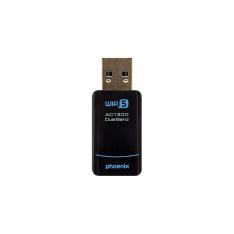 Phoenix nano adaptador usb receptor red inalámbrico 1300mbps dual band