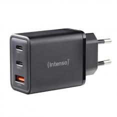Cargador de pared intenso gan w65acc 2x usb tipo c 1x usb tipo a negro 65w