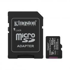 Tarjeta memoria micro secure digital sdxc 512gb kingston canvas select plus clase 10 uhs - 1 + adaptador sd