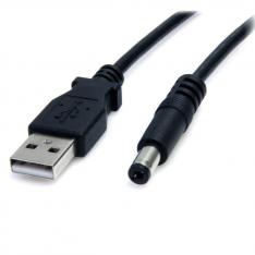 Cable cable usb tipo a a m 5.5mm startech 0.91m -  macho - macho -  negro
