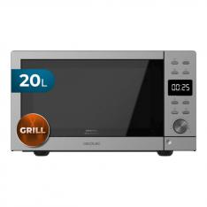 Microondas cecotec grandheat 2010 flatbed steel 700w grill 900w 20l