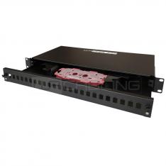 Patch panel  wp 1u  19 pulgadas 24 puertos lc
