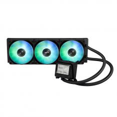 Kit refrigeracion liquida asus max gaming lc 360 argb lcd 3x 120mm negro