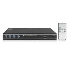 Conmutador kvm displayport 4k 4 puertos act connectivity