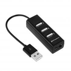 Hub usb portatil phoenix 4 puertos usb 2.0 cable conector usb flexible diseño compacto